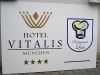Schild von Hotel Vitalis in München