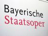 Beschriftung für die Bayerische Staatsoper in München